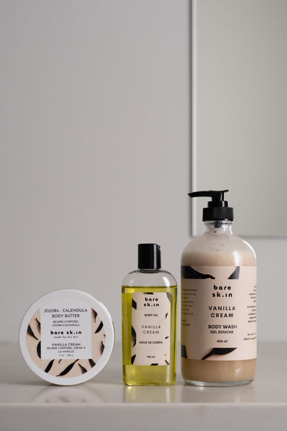 Vanilla Cream Trio Gift Bundle